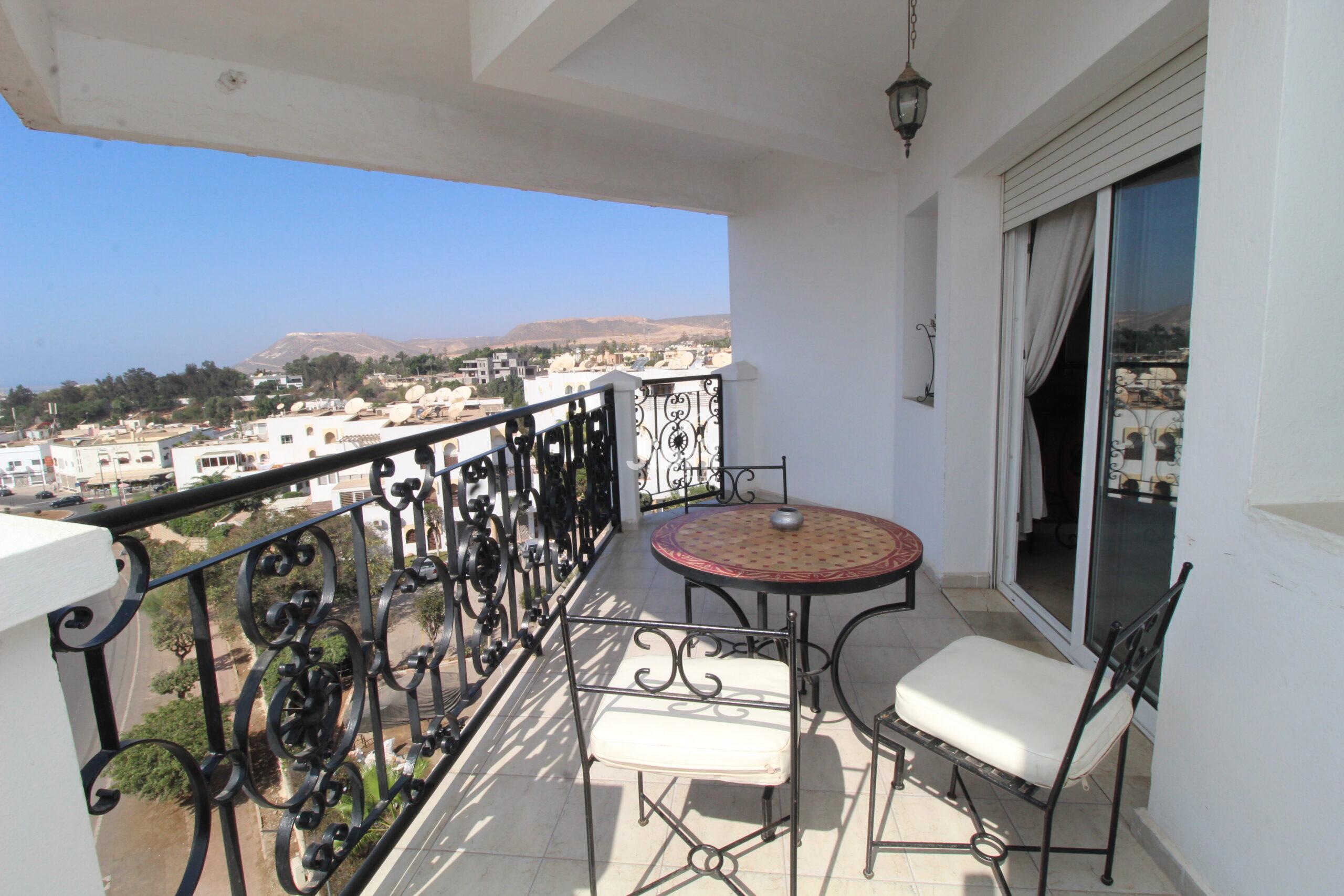 Appartement Spacieux avec Vue Imprenable sur Agadir