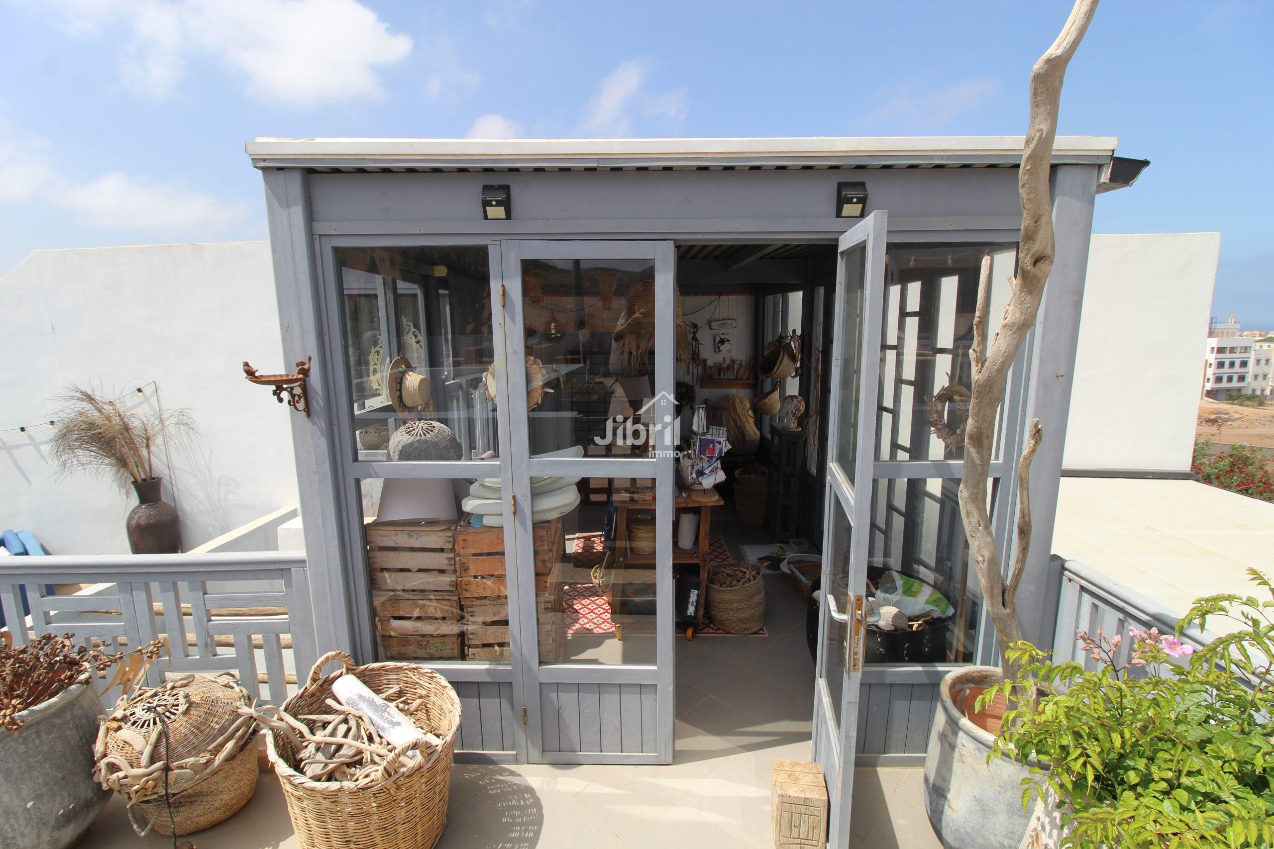 Villa de charme à Mirleft – Vue panoramique, nature, et confort absolu