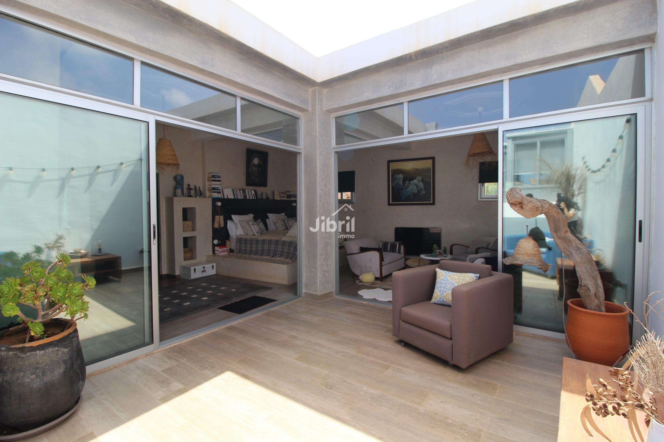 Villa de charme à Mirleft – Vue panoramique, nature, et confort absolu