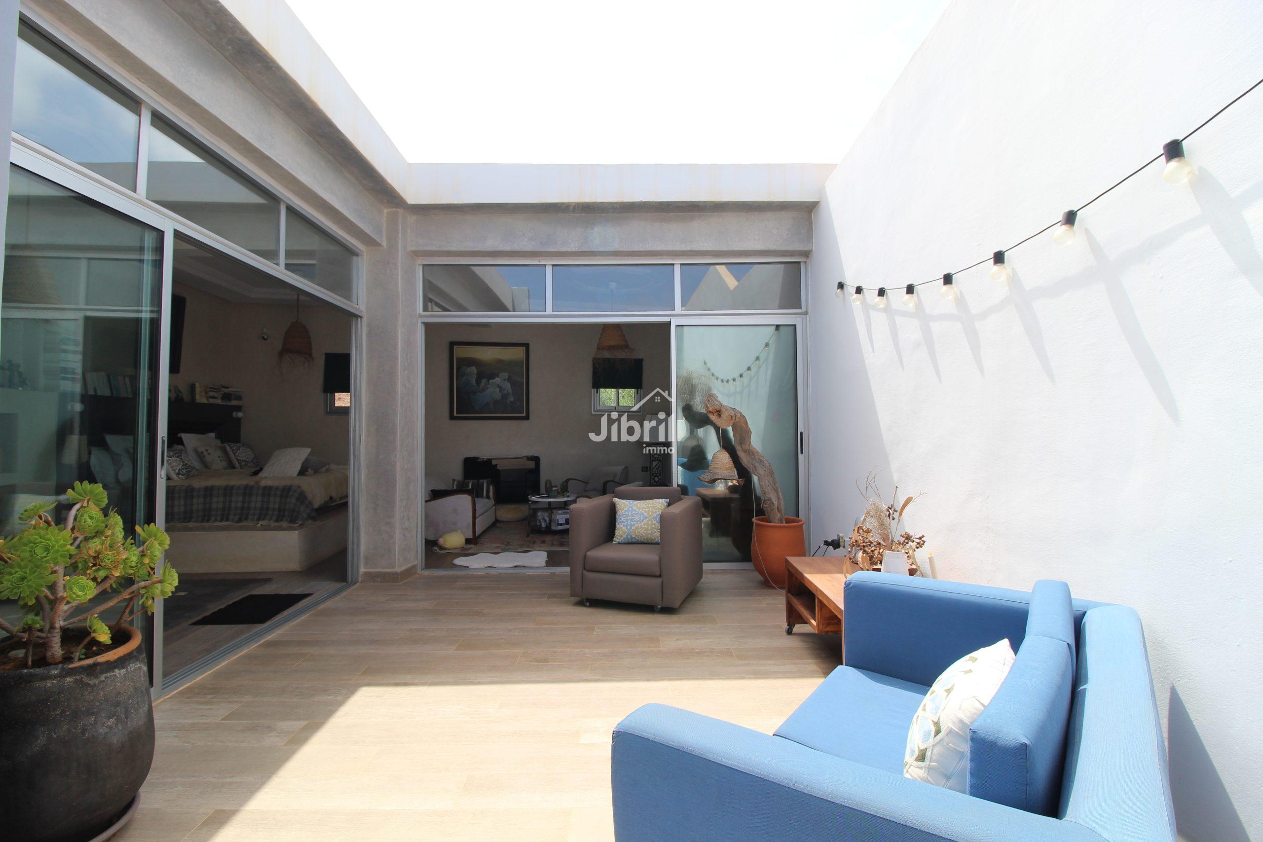 Villa de charme à Mirleft – Vue panoramique, nature, et confort absolu