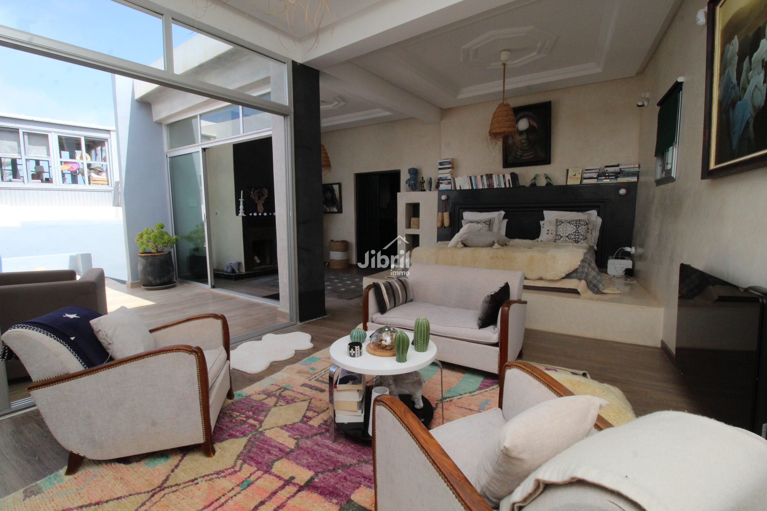 Villa de charme à Mirleft – Vue panoramique, nature, et confort absolu