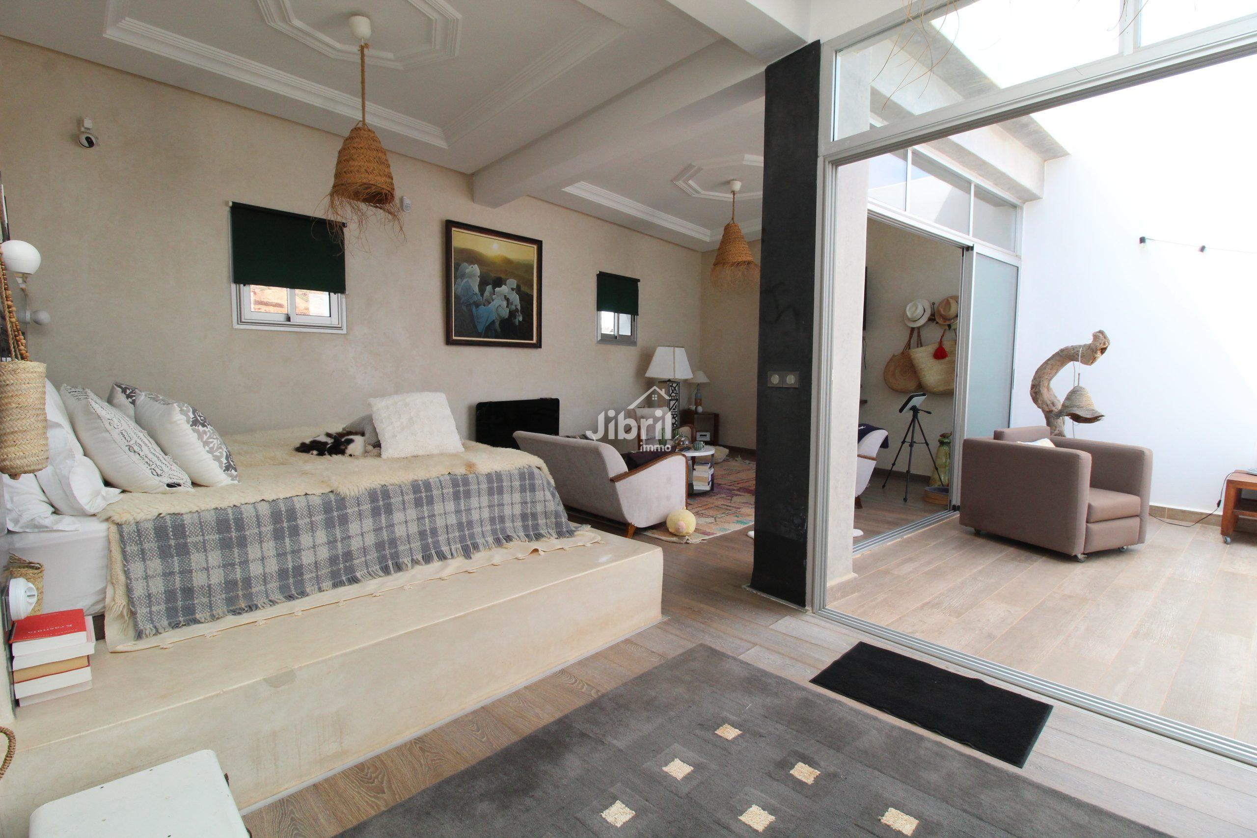 Villa de charme à Mirleft – Vue panoramique, nature, et confort absolu