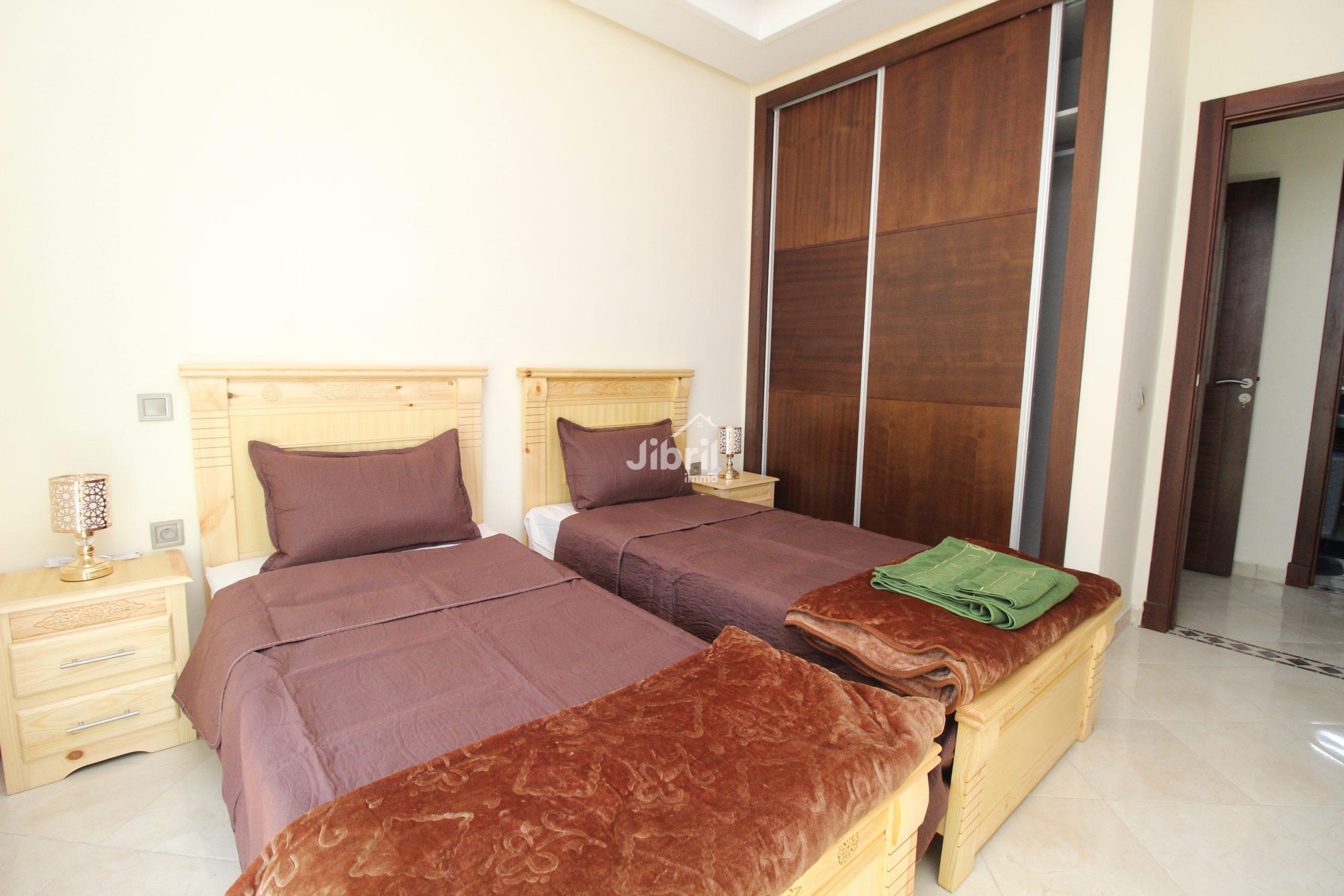 Appartement meublé 2 chambres à Dcheira