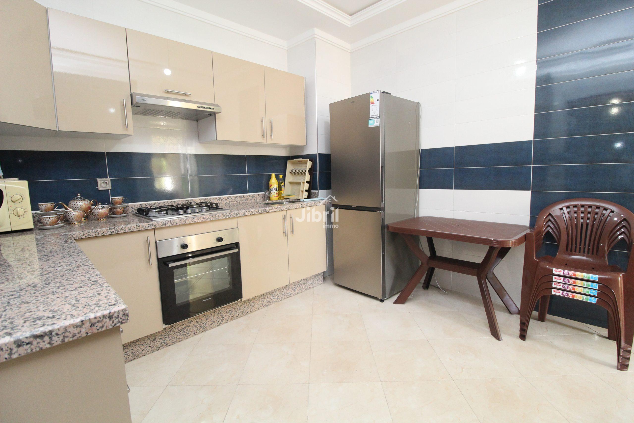 Appartement meublé 2 chambres à Dcheira